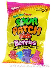 Sour Patch Kids Berries - Candy Blog