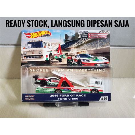 Jual Hot Wheels Team Transport Ford GT Race Ford C Hotwheels Original Hw Mattel