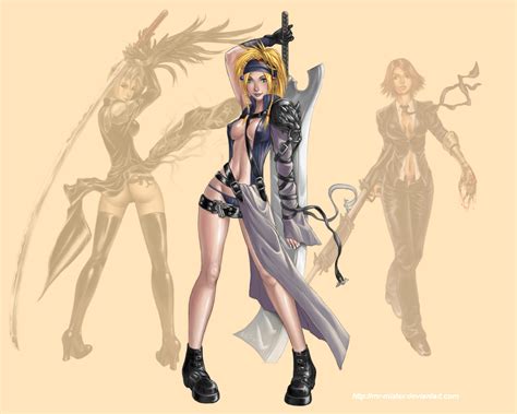 Cloud Strife Sephiroth Yuna Vincent Valentine Rikku And 1 More Final Fantasy And 4 More