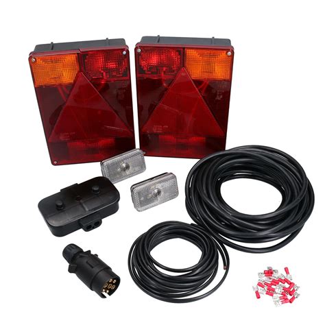 10m Trailer Light Wiring Kit Rear Vertical Lights Front Markers Plug Ab Tools Online