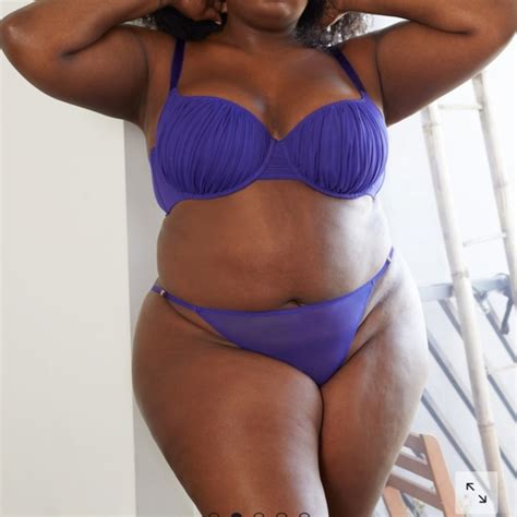 Savage X Fenty Intimates And Sleepwear Savage Fenty Purple Bra And Panty Set 38ddd And Size L