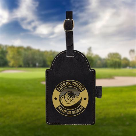 Personalized Golf Bag Tag Laser Engraved Custom Bag Tag Golf Club Bag