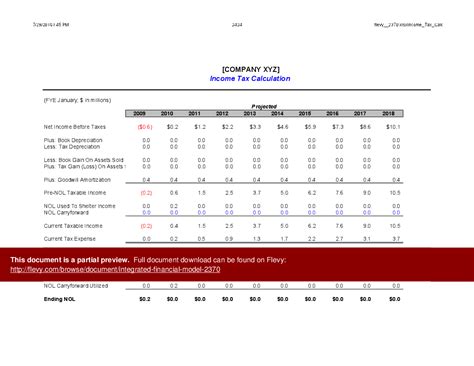 Integrated Financial Model Excel Workbook Xlsx Flevy