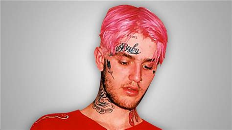 Redhead Lil Peep Is Wearing Red Dress Having Tattoos On Face And Neck Hd Lil Peep Wallpapers