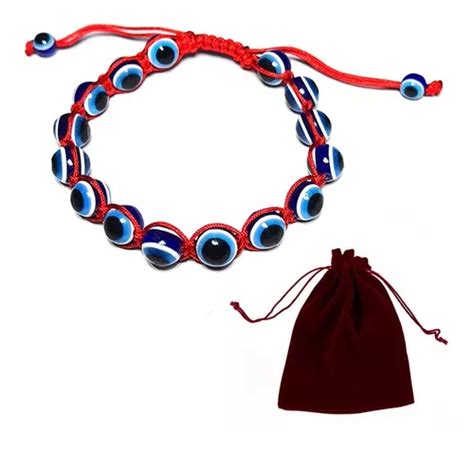 Pulsera Ojo Turco Hilo Rojo Mal De Ojo Chakras Yoga Protege MercadoLibre