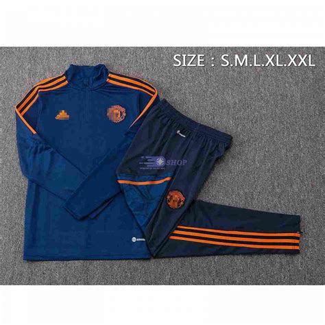 Sudadera De Entrenamiento Manchester United Kit Azul Oscuro