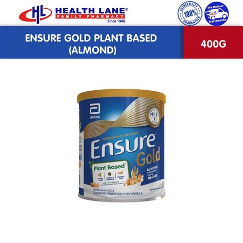 ENSURE GOLD PLANT BASED ALMOND 400G Shopee Malaysia