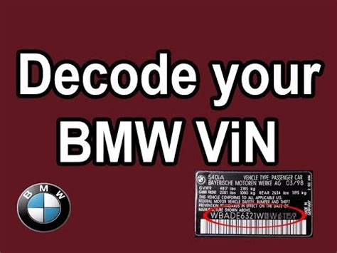 Bmw vin decoder app - acetotraveler