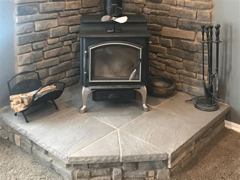 Wood Stove Hearth Ideas Restored To Land