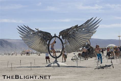 Stainless Steel Wings At Burning Man Chayna Girling Flickr