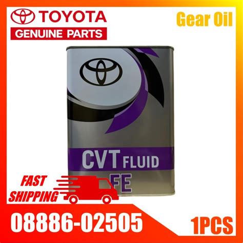 Genuine Toyota Atf Cvt Fe Gear Oil 4l 08886 02505 New Packaging