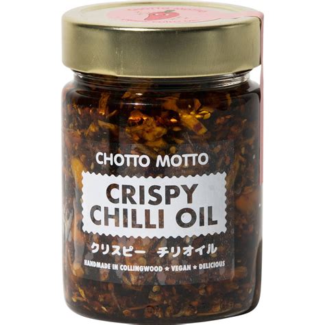 Chotto Motto Crispy Chilli Oil 250ml Woolworths