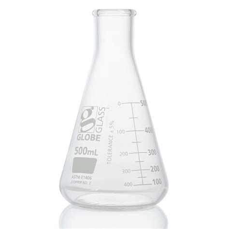 Globe Glass Erlenmeyer Flasks Heavy Duty Producers Of Exceptional