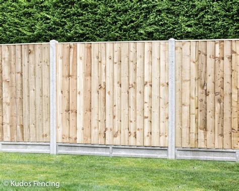 Featheredge Panel Fencing Concrete Posts Kudos Fencing Ltd