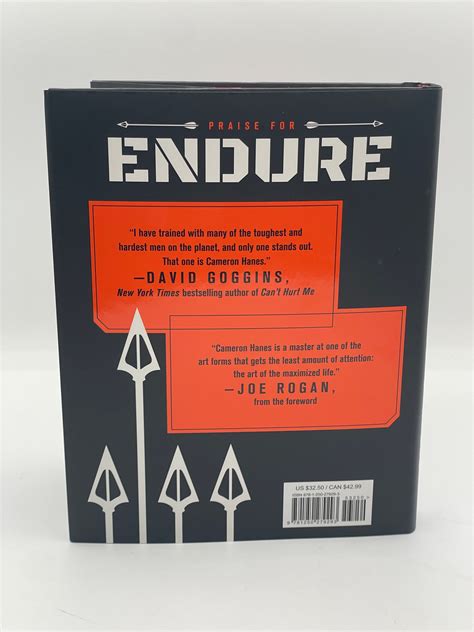 Endure Cameron Hanes Signed Book