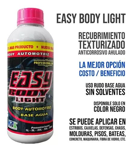 Recubrimiento Texturizado Uso Rudo Easy Body Light 1 L Meses Sin