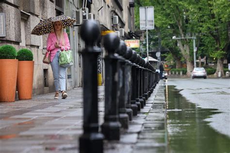 Pljuskovi Grmljavina I Grad Na Teritorije Cele Srbije Upaljen Meteo