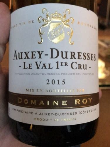 Roy Auxey Duresses Er Cru Le Val Blanc Vivino France