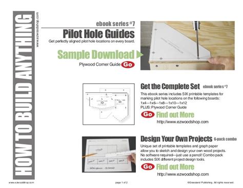 Screw Pilot Hole Guide