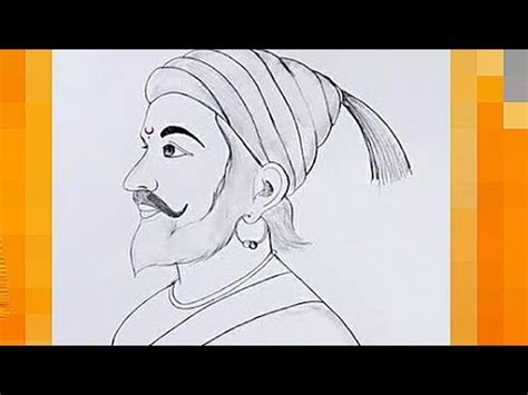 How To Draw Chhatrapati Shivaji Maharaj S Drawing To Step By Step For