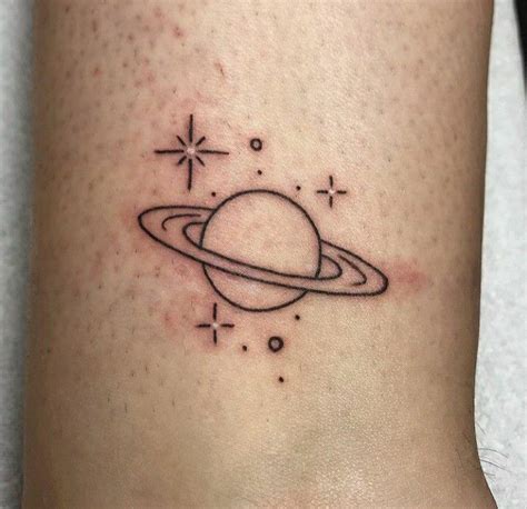 Pin On Tats Saturn Tattoo Planet Tattoos Tattoos