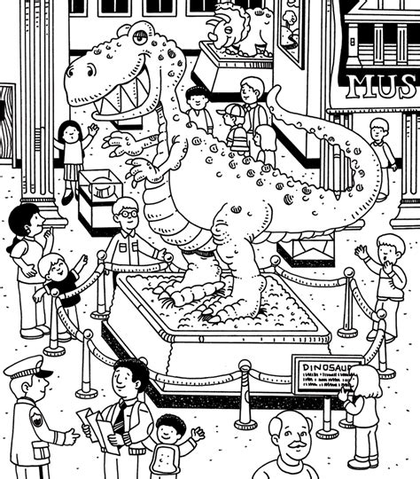 Dinosaur Find The Hidden Objects Printable Clip Art Library