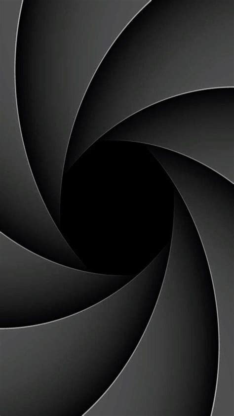 Abstract Black And White Spiral Wallpaper