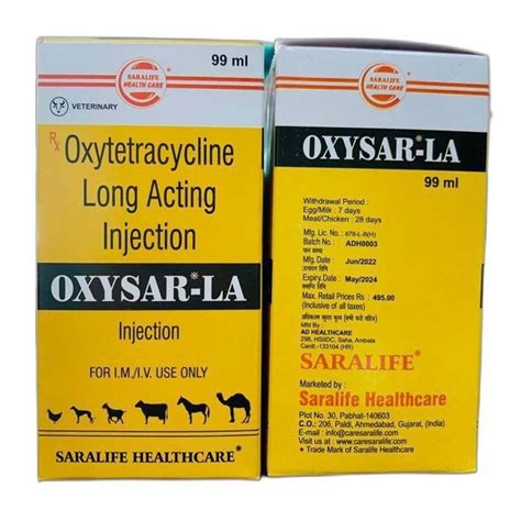 Oxytetracycline Veterinary Injections At Rs Bottle Terramycin