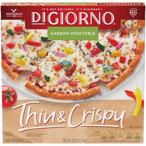 Fred Meyer DiGiorno Thin Crispy Garden Vegetable Pizza 12 5 Oz