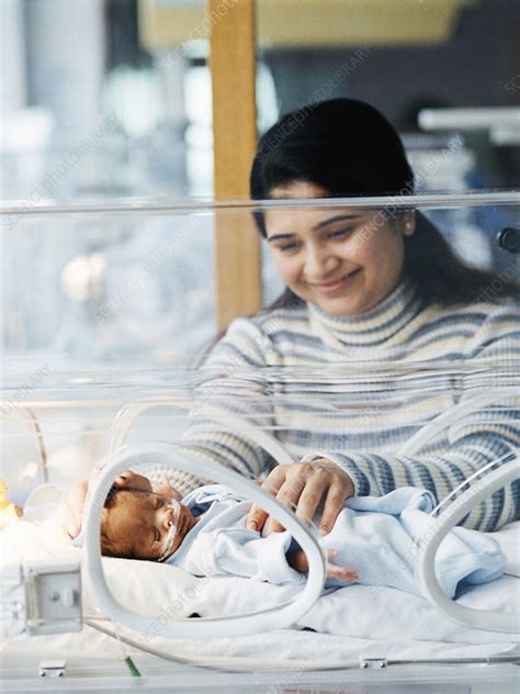 Mother With Her Premature Baby Stock Image M820 0531 Science