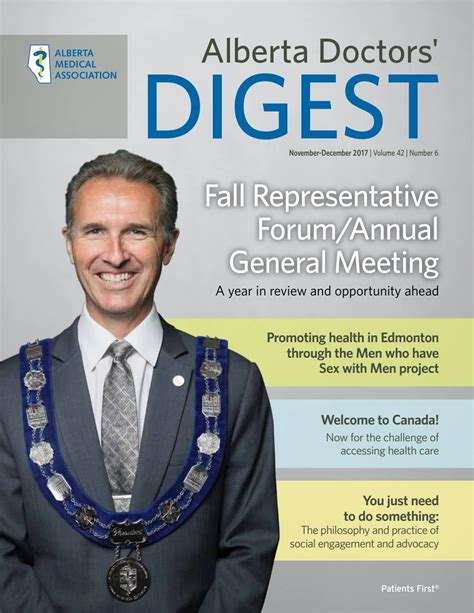 Alberta Doctors Digest Novemberdecember 2017 By Alberta Medical