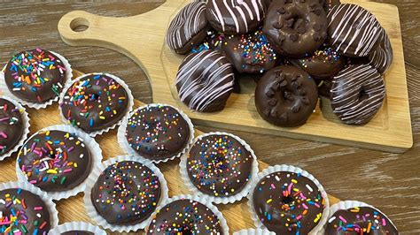 Mini Donitas - Mini Donitas con Harina de Caja para Pastel 🍩 - YouTube
