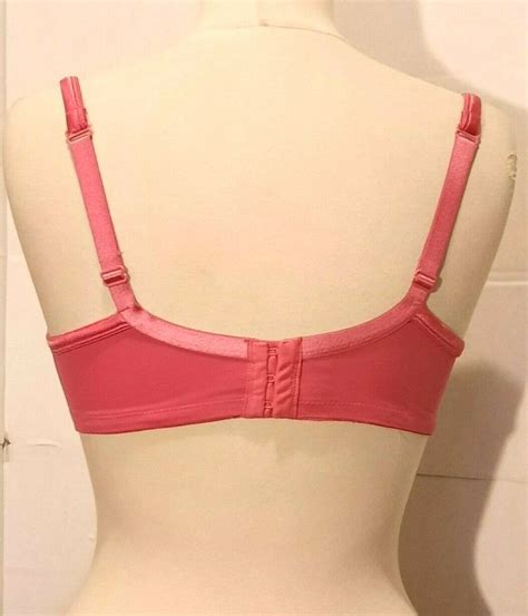 Cacique Pink And Black Lace Underwire Bra Sz C Push Gem