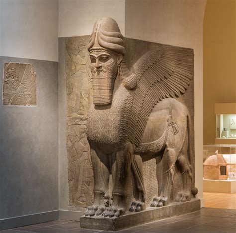 Human-headed winged lion (lamassu) | Work of Art | Heilbrunn Timeline of Art History | The ...