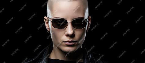 Premium Ai Image Cool Representation Of Image Skinhead S Female Image