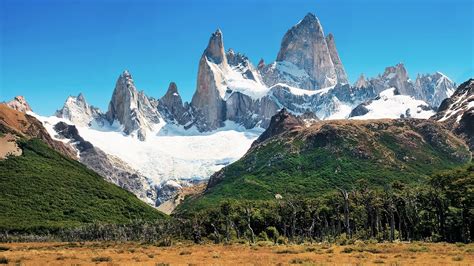 Landscape Sky Nature Argentina Sunlight Monte Fitz Roy Mountains