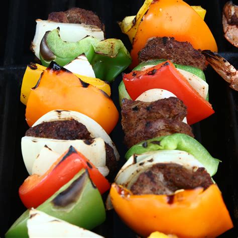 Grilled Fajita Skewers Recipe By Maklano