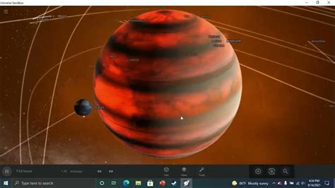 Everything Falls Into Jupiter Universe Sandbox 1 Youtube