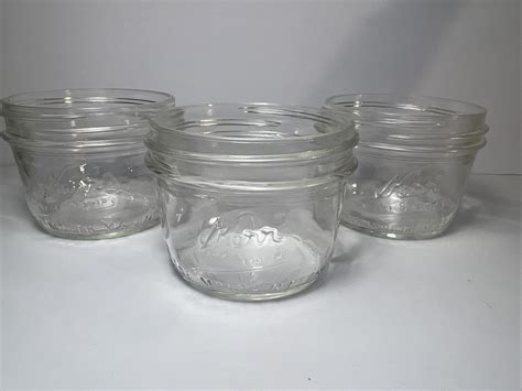 Lot Of 3 Kerr Self Sealing Wide Mouth Mason Jars 1 2 Pint EBay