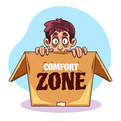 Premium Vector Hand Drawn Comfort Zone Illustration