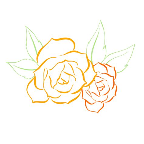 Manuscripts Hd Transparent Hand Drawn Illustration Of Rose Thread