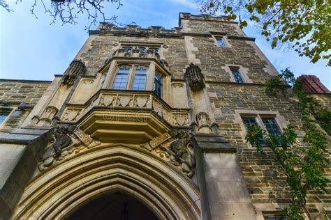 Princeton Nj Usa Novenber Holder Hall Building Arches And