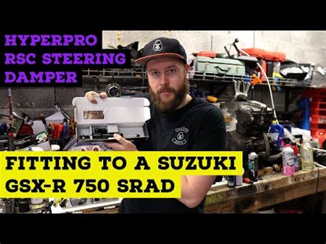 Hyperpro RSC Steering Damper Fitting Suzuki GSX R 750 SRAD YouTube