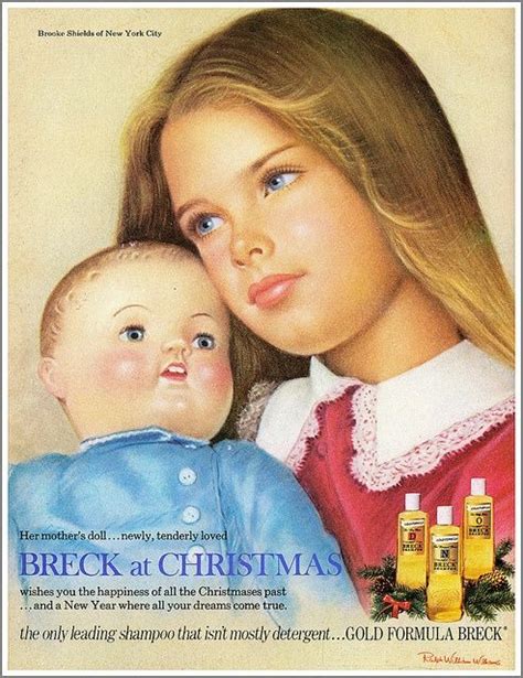 Brooke Shields Breck Shampoo Vintage Advertisements