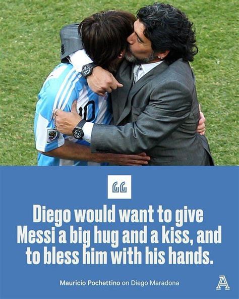 Mauricio Pochettino says Diego Maradona would want to give Lionel Messi ...