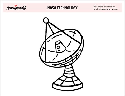 nasa logo coloring page