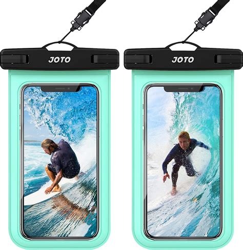 JOTO 2 Stück Wasserdicht Handyhülle Waterproof Phone Case IPX8