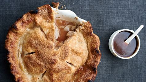 Apple Pie with Spiced Apple-Caramel Sauce Recipe | Bon Appétit