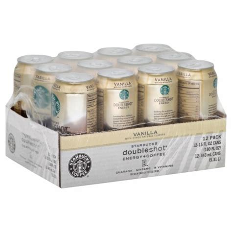 Starbucks® Vanilla Doubleshot® Energy Beverage 12 Cans 15 Fl Oz Kroger