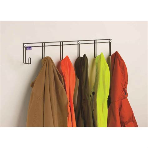 6 Hook Coat Rack Sku 5907 Rackem Racks